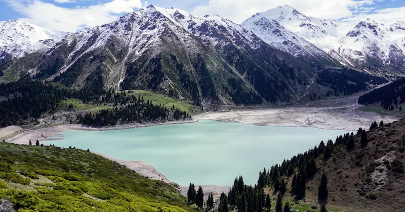 Beautiful Big Almaty Lake