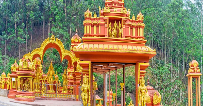 Panoramic view of Seetha Amman Temple
